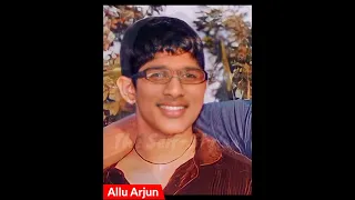 Allu Arjun Transformation Video / Allu Arjun journey childhood to Pushpa / Pushpa The Rise #shorts