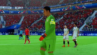 FIFA 18 PS4 | SOUTH KOREA vs COSTA RICA | PREDICTION | CPU VS CPU | Football game