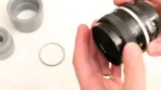 How to repair loose focus ring on Nikon 50mm f/2 lens and fix filter ring