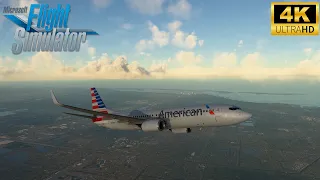 B737-800 American Airlines | Miami (MIA) - San Juan (SJU) | Full Flight on MSFS2020 (4K 60)