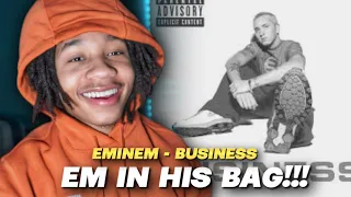 ITS JUST TO EASY!!! EMINEM - BUSINESS(REACTION)