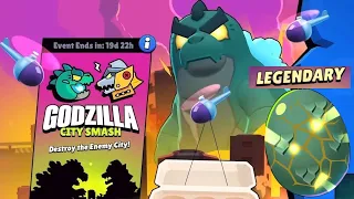 GODZILLA City SMAH 🔥 LEGENDARY MONSTER EGG'S!!!!🥚 BRAWL STARS NEW UPDATE!!