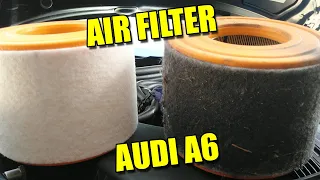 Change Air Filter on Audi A6 C7