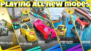 Playing all new modes 😱||Extreme car driving simulator new update 🔥