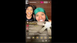 Tiahra Nelson Instagram Live ~ Tiahra FINALLY LAUGHS!