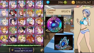 THE 9MIL WARRIOR(Account showcase)(Mine)(7DS GRAND CROSS)