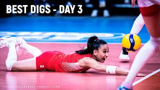 Volleyball Highlights VNL 2022 DAY 3 - Best Volleyball DIGS SAVES