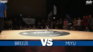 SNIPES FUNKIN STYLEZ 2019 - Hip Hop Best 16 - BREEZE vs. MIYU