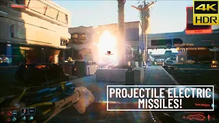 Is it good? Legendary Projectile Launcher w/ Electric Rounds | Cyberpunk 2077 | (PS5) 4K HDR 60fps |