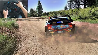 Hyundai i20 WRC - WRC 10 FIA World Rally Championship | Logitech g29 gameplay