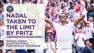 Rafael Nadal Wins Quarter-Final Classic | Wimbledon 2022