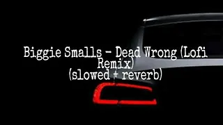 Biggie Smalls - Dead Wrong (Lofi Remix) slowed + reverd