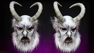 How to Make A Krampus Mask - Free PDF Pattern - Perfect for Cosplay or Christmas Decorations