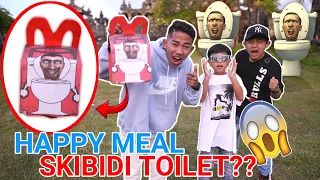 JANGAN BELI HAPPY MEAL SKIBIDI TOILET DIDUNIA NYATA! DIA DATANG DISIANG BOLONG? | Mikael TubeHD