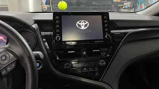 Upgrading to the 9 inch audio plus Radio in your 2021-2023 Toyota Camry!