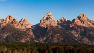 Grand Teton Sunrise - Timelapse (4k)