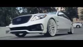 Amani Forged Wheels | Mercedes S550 with Wald Black Bison Body Kit on 24" Mondo Mesh