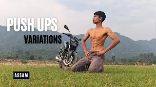 PUSH UPs Variations by SanuPhukan I #assam #fitness #calisthenics