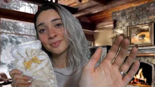 TI SCALDO CON IL CAMINO MENTRE NEVICA ❤️ ASMR POV