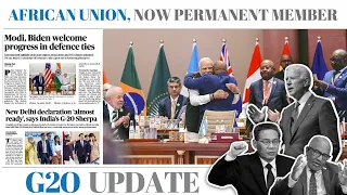 African Union becomes Permanent Member | G20 updates - International Relation | The Hindu Analysis