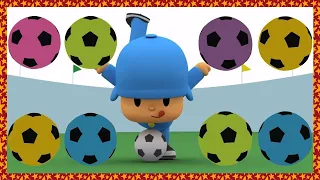 Pelotas de Fútbol | VÍDEOS, CARICATURAS y DIBUJOS ANIMADOS para niños de Pocoyó en Español