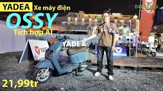 Review xe máy điện YADEA OSSY (22tr): Nữ tính, tích hợp AI thông minh khiến Đạo Chích cũng bó tay