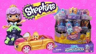 ROYAL TRENDS Shopkins Happy Places * Princesses & Lil Pets Crown Bed Surprise