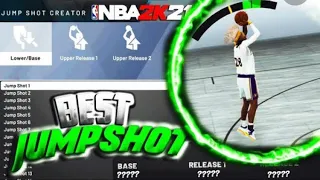 BEST JUMPSHOT FOR EVERY BUILD/POSITION ON NBA2K21 NEXT GEN!AUTOMATIC GREENS☄️💧