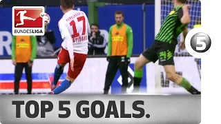 Top 5 Goals from Matchday 22 - Vote for your Goal of the Week