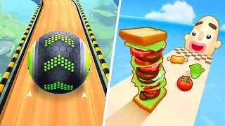 Satisfying Mobile Games ... Sandwich Run, Sandwich Runner, Juice Run, Tall Man Run, Going Balls