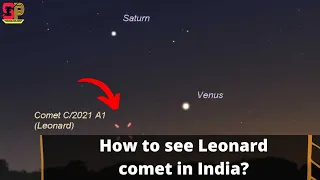 How to see Leonard Comet In India? #short #astronomy #sky #ytshort