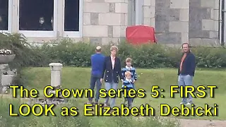 The Crown series 5: FIRST LOOK as Elizabeth Debicki transforms into Princess Diana to film alongsi