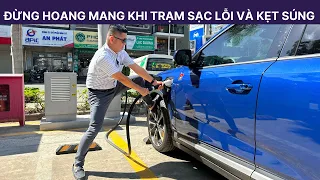 Lưu ý khi sạc xe điện VinFast VF8: Không hoang mang khi trạm sạc bị lỗi và đây là cách xử lý