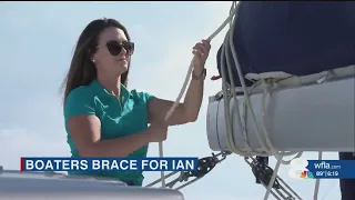 Boaters brace for Ian's impact