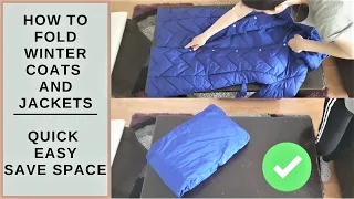 How To Store And Fold Winter Coats And Jackets-The Easy Way