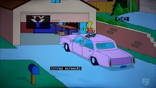 the simpsons 500th episode intro with TV-PG-DLSV on FXX ft acampados