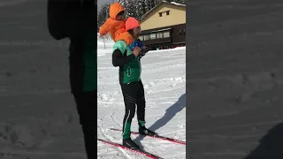 FIRST TANDEM XC SKIING IN OUR LIFE! 31.1.2021