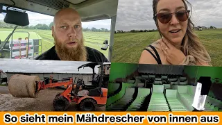 FarmVLOG#838 - Ein 8 Schüttler Mähdrescher - so sieht er im inneren aus