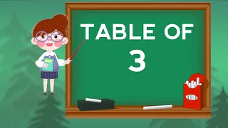 Table of 3 l tin ka pahada l Three  ka Table l 3 ka Table l 3 ka Pahada l Multiplication Table of 3