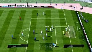 FIFA 11 Manual Controls - Napoli vs Atletico Madrid - Match Highlights [HD]