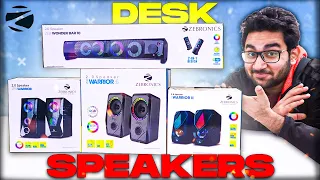 Top 4 Laptop/Desktop RGB Speakers Under ₹1000/- Ft. Zebronics