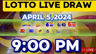 PCSO LOTTO RESULT TODAY 9PM DRAW APRIL 5,2024