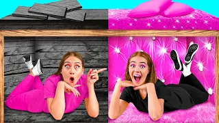 Secret Rooms Under The Bed | Rich VS Broke Funny Situations by TeenChallenge