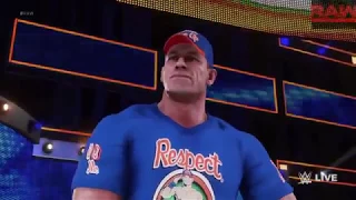John Cena vs. Elias | WWE RAW: Dec.25, 2017