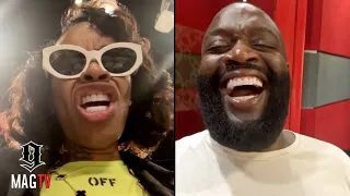 "Draaaakkke" Rick Ross "BM" Tia Kemp Reacts To Drake 50 Pushup Bar In Diss Song! 🎤