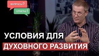 Условия для духовного развития. Вопросы и ответы. Александр Шевченко.