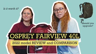 NEW Osprey Fairview 40l REVIEW + COMPARISON 2022