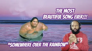 FIRST TIME HEARING COVER BY ISRAEL "IZ" KAMAKAWIWO'OLE -  "SOMEWHERE OVER THE RAINBOW" | *REACTION*