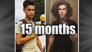 My Hair Growth Time Lapse - 1 Year and 3 Months