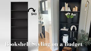 Bookshelf Home Decor Styling | Using Target Bookshelves | It was only 40 dollars | MarLashell